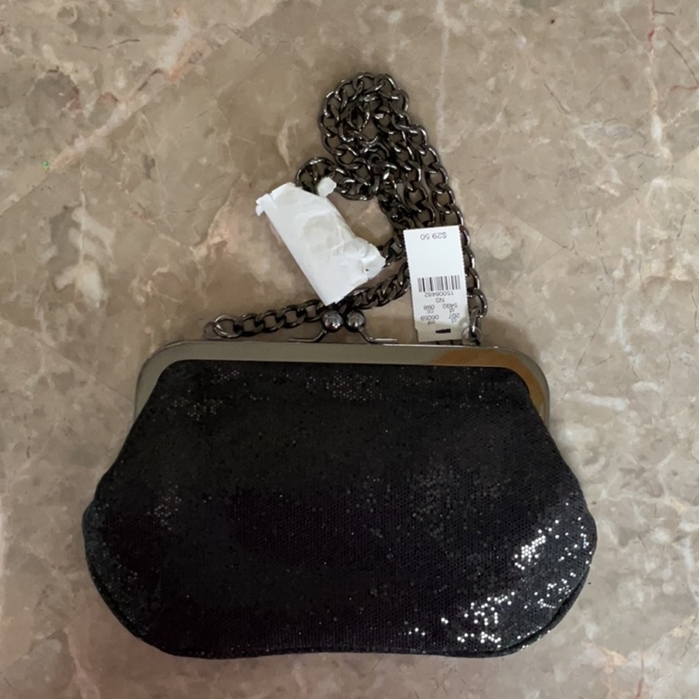 EXPRESS SEQUIN CLUTCH PURSE